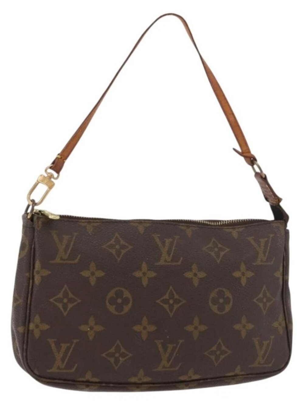 LOUIS VUITTON Monogram Pochette Accessoires Pouch M51980 LV Auth BA12601